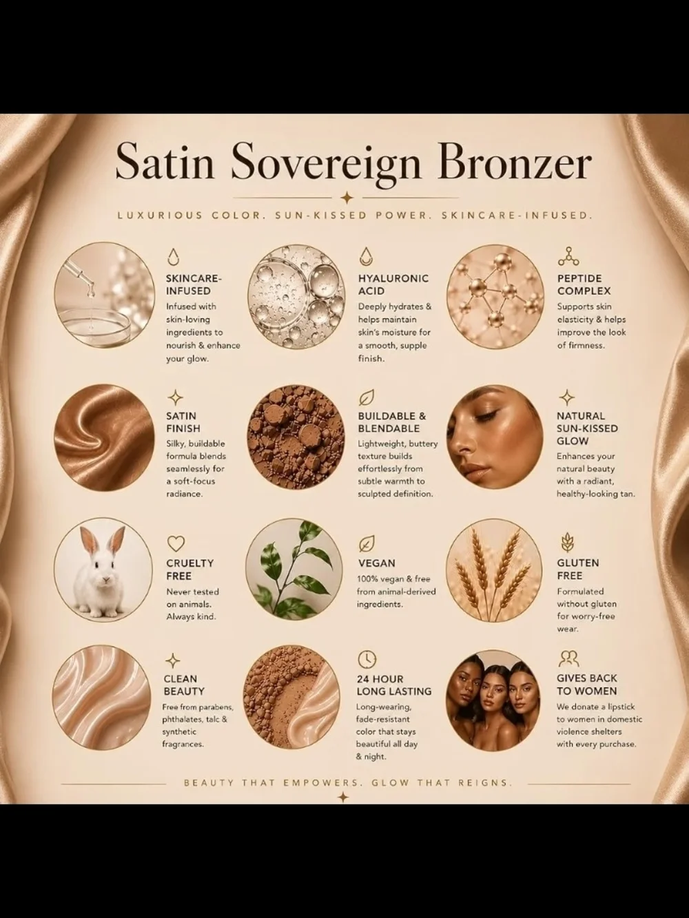 Immortal Envy - Satin Sovereign Bronzer - Defiance Beauty BNIB